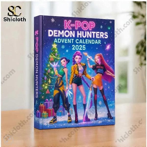 K-Wave Devil Hunter Advent Blind Box 2025 – BLACKPINK Akryl Anheng for Juletrepynt