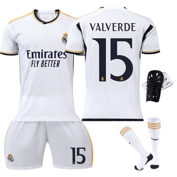 2324 Ny Real Madrid hjemmefodboldtrøje 15th XL