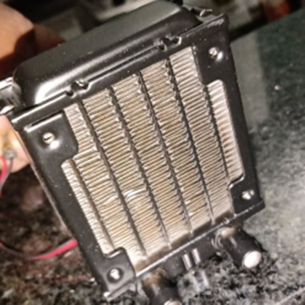 Pc Vandkøling Aluminium Radiator Multi-kanaler 60mm Til Computer Led Skønhedsapparat