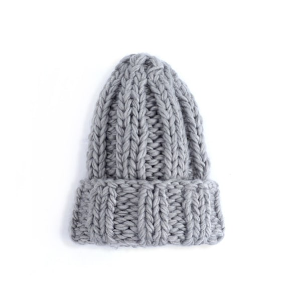 Strikket Beanie til Kvinder Vinter Ensfarvet Simpel Tyk Hue Udenrigshandel Varmt Ørebeskyttelse Beanie Coff Coffee Average size