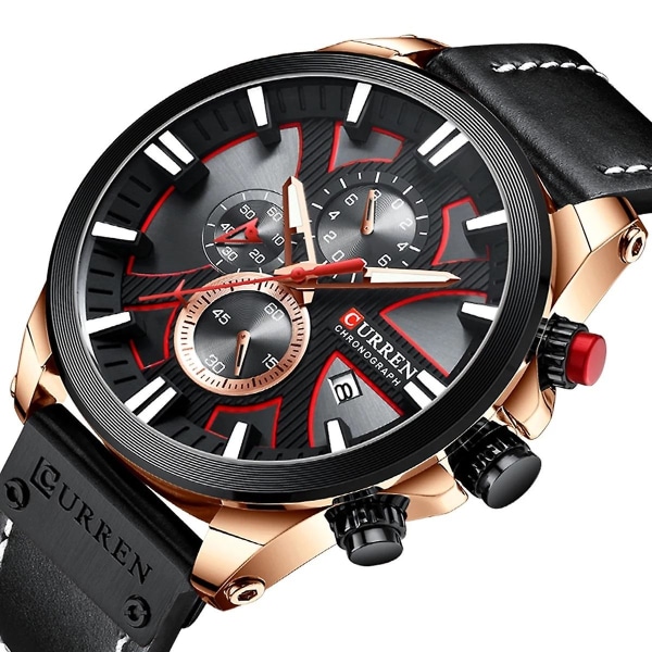 Luksus Business Quartz Movement Herreklokke black 2