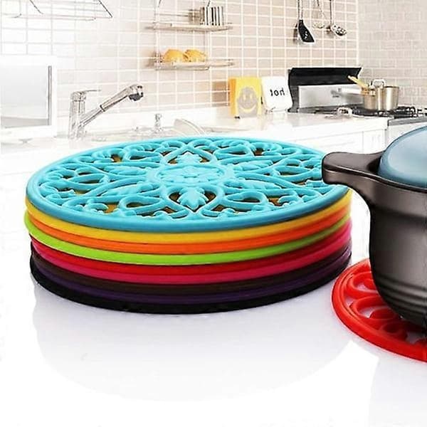 2 stk. Mandala Brik Resinforme Store Silikoneforme til Brikker til Udhulet Blomsterbakke Epoxy 3D Geode