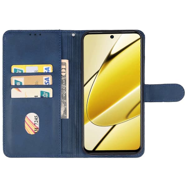 Läderfodral för Realme 11 5G Blue