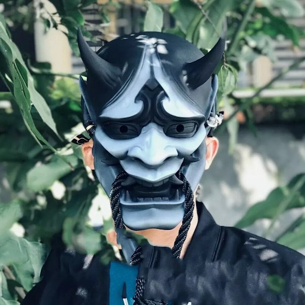 Oni-demoneiden Samurai-haamu-naamio Rojo