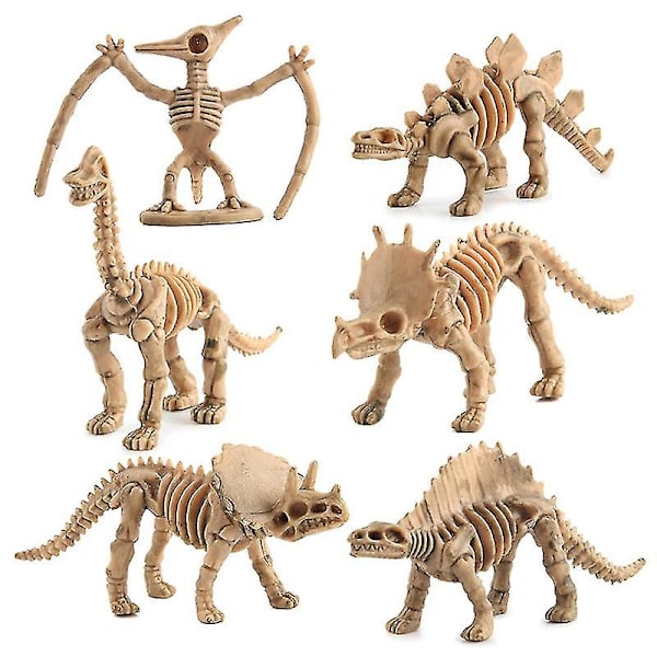 12 pædagogisk legetøj til børn arkæologisk skelet dinosaur model