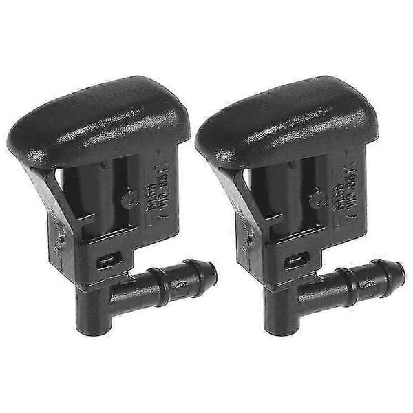 Vindusspylerdysepar for BMW 1-serie E81 E87 E88 E82 Z4 E85 E86 frontrute Svart