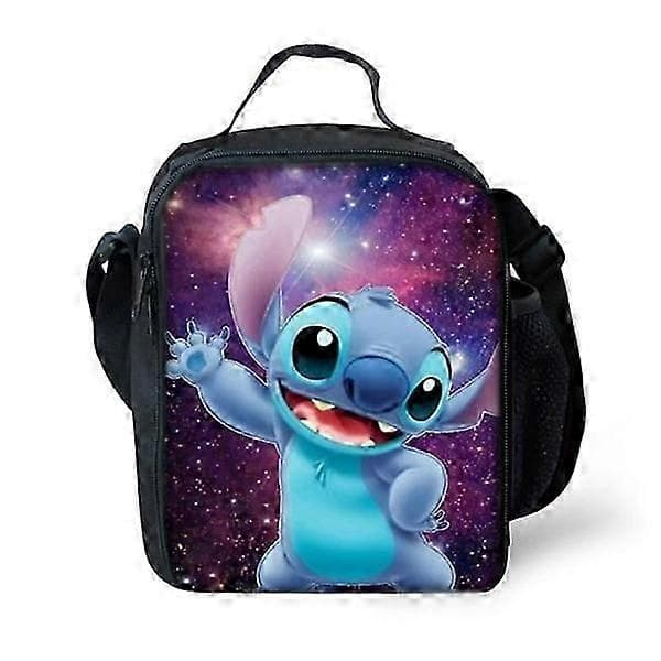 Barn Lilo och Stitch Lunchväska Skola Kontor Lunchlåda Picknickväska E