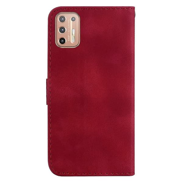 7-formet etui til Motorola Moto G9 Plus Red
