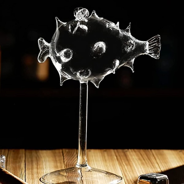 Kirkas Puffer Fish Cocktail Glass - Home Bar -juhlasisustus