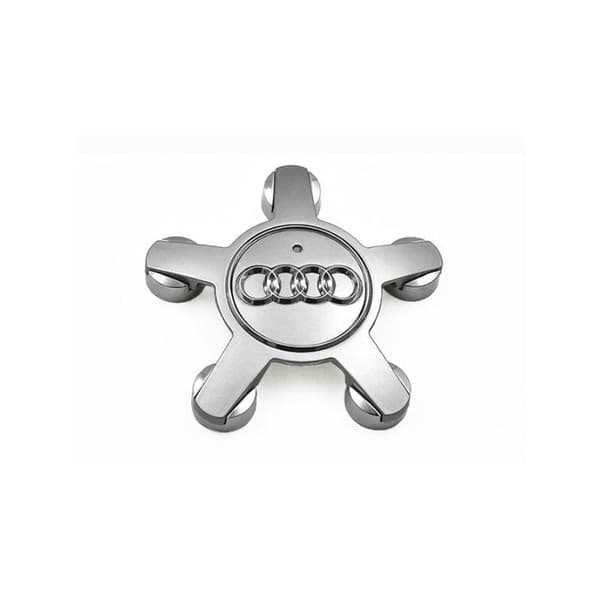 Audi 135mm Navkapsler Sæt med 4, Sølv - Model 4F0601165N