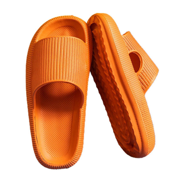 Summer Slides Tofflor Plattform Strandsandaler Unisex Tofflor Snabbtorkande-40-41-orange