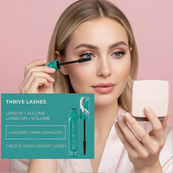 Thrive Causemetics Liquid Lash Extensions Mascara Tyk Krøllende Vandfast Brown