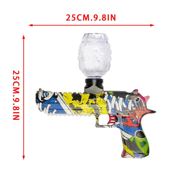 Desert Eagle Electric Gel Blaster Gel Ball Blaster Med 30000 vannperler