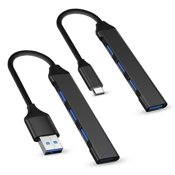 USB C HUB 3.0 Typ C 4-portars Multi-Splitter Adapter Android för PC Laptop T4