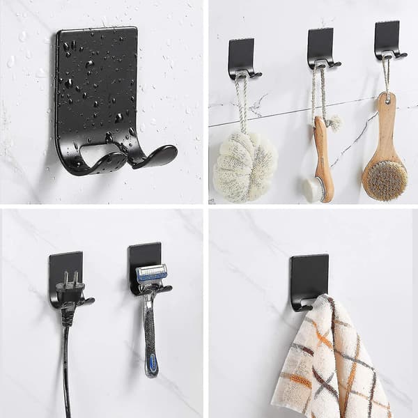 Barbermaskineholder Barberkrog Holder Rack (2 stk.) Selvklæbende Krog Heavy-duty Rustfrit