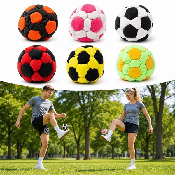 Hacky Sack til begyndere – Blødt fyld – til familiespil