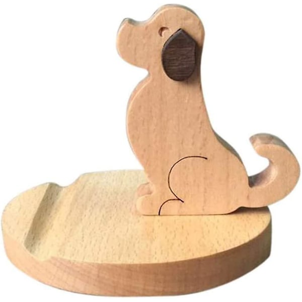 Træ Mobiltelefon Holder Hunde Mobiltelefon Holder Animal Mobiltelefon Holder, Acsery New Arrival