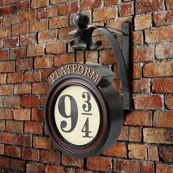 Harry Potter Hengende Nattlys 9 3/4 Vegg LED Lys Dekorlampe For Barn
