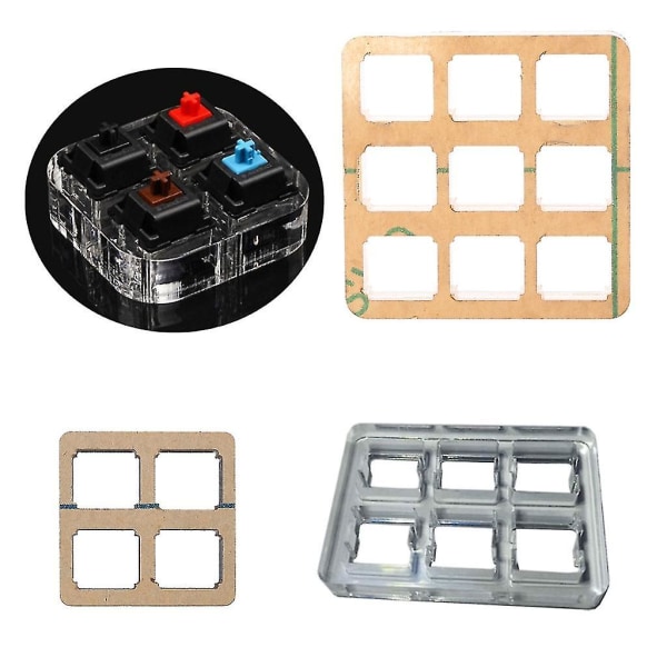 Switch Tester Base Transparent akrylplate for Cherry Mx Switch Storage Display Board Tester Base