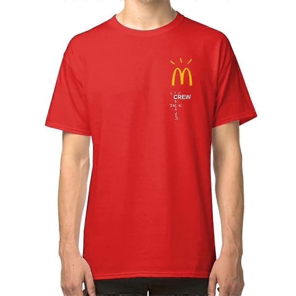 Cactus Jack McDonald Crew T-skjorte black XL