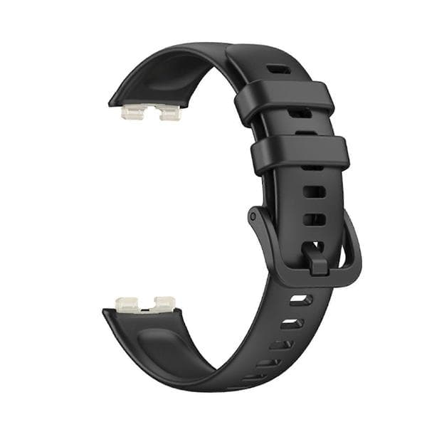 Blød silikone svedafvisende ridsefast hurtigudløser erstatningsrem til Huawei Band 8