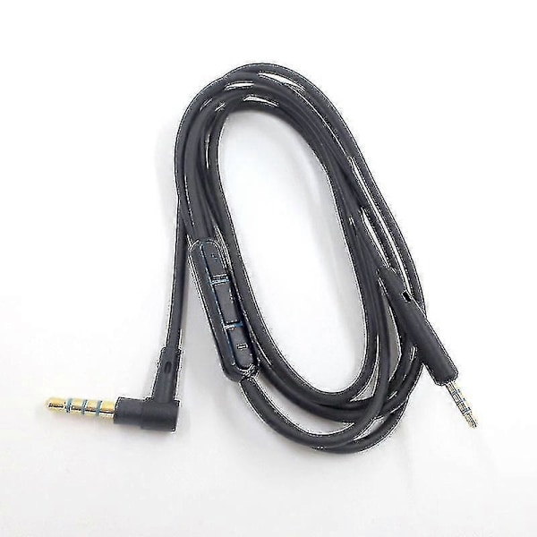 Udskiftningslydkabel til Bose Quietcomfort Qc25 Qc35 Oe2 Oe2i Ae2 1,2 meter - Sort