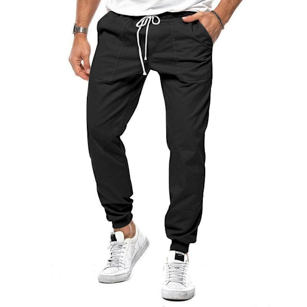 Herr Vår/Sommar Nya Artiklar Lotter för Semesteraktiviteter Långärmad Herrkläder Black XL