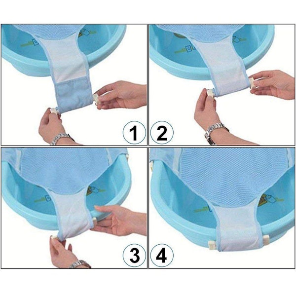 Badstol 2-pack Korsformad Badkar Säkerhetsbadstol Nyfödd Stödjande Badtillbehör Småbarn halkfri badnät