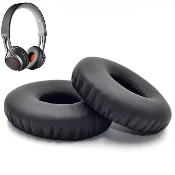 1 par til Jabra Revo trådløse on-eartooth headset almindeligt protein læder ørepuder reservedele Black
