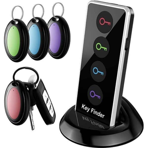 Wireless Key Finder with LED, Locator for Keys, Phone, Wallet, Remote Control