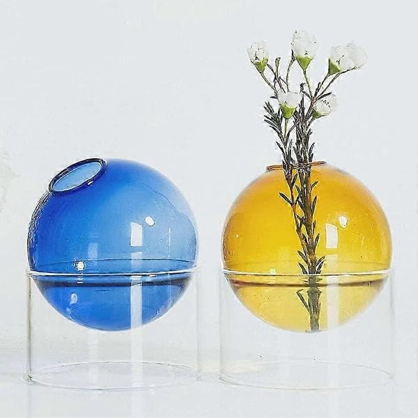 Klar bobleglasvase til hydroponiske planter Moderne minimalistisk indretning 26-27s