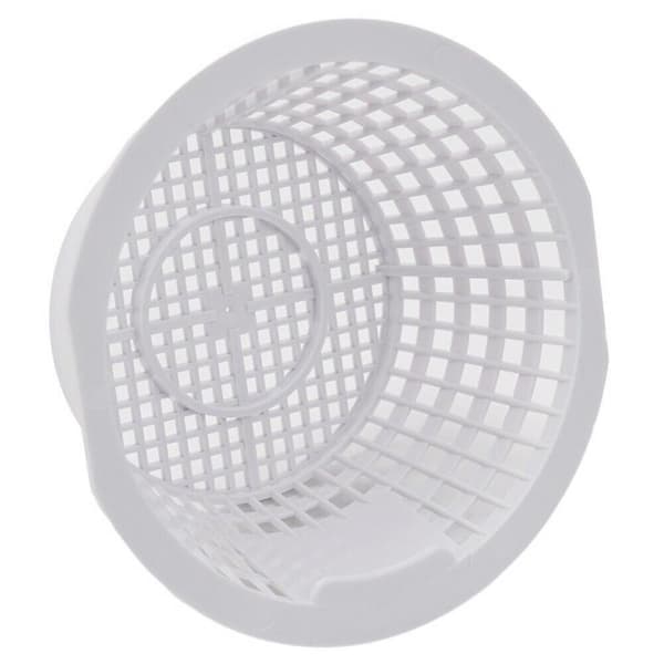 Pool Skimmer Rund Kurv - 15cm Diameter - Hvid