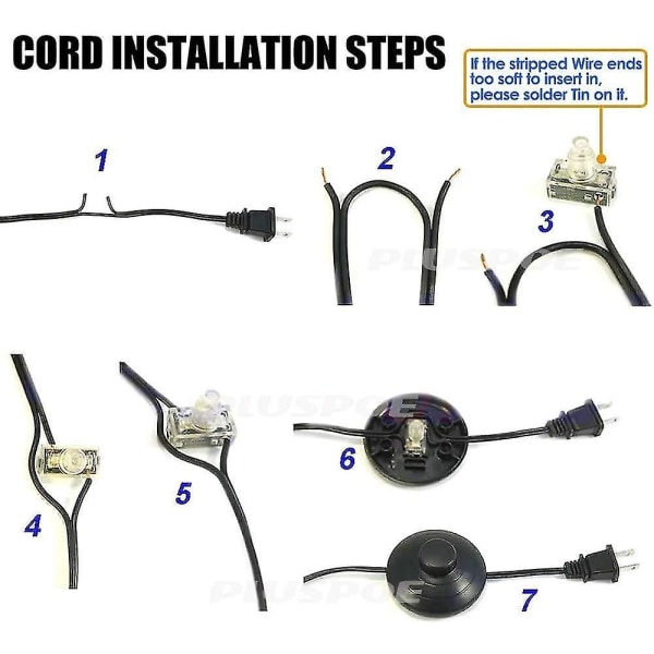 4 stk. Fodkontakt, AC 125V/3A 250V/2A Sort Rund Fodkontakt SPDT No NC Fodbetjeningsskontakt Til Gulvlampe Og Bordlampe [xh]