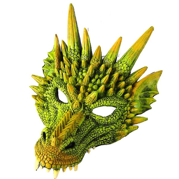 Cosplay Dragon Maske Karneval Fancy Dress Karneval Kostüm Green