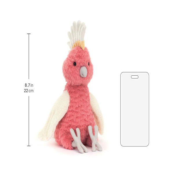 Jellycat 25cm Squawkatoo pehmolelu