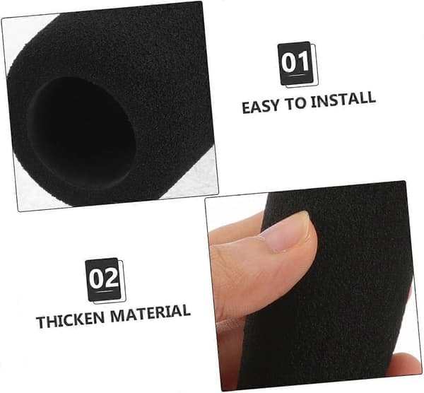 BESTYASH 2 stk. komfortable stokgreb skridsikre krykkegreb til vandrestok ergonomisk design