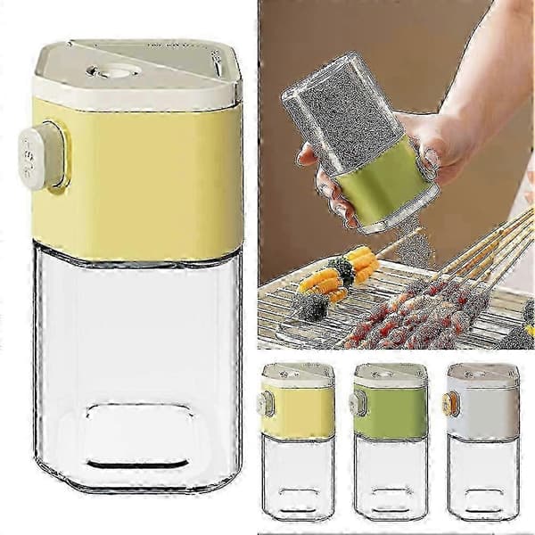 Dobbeltformål saltkrydderikrukke Yellow