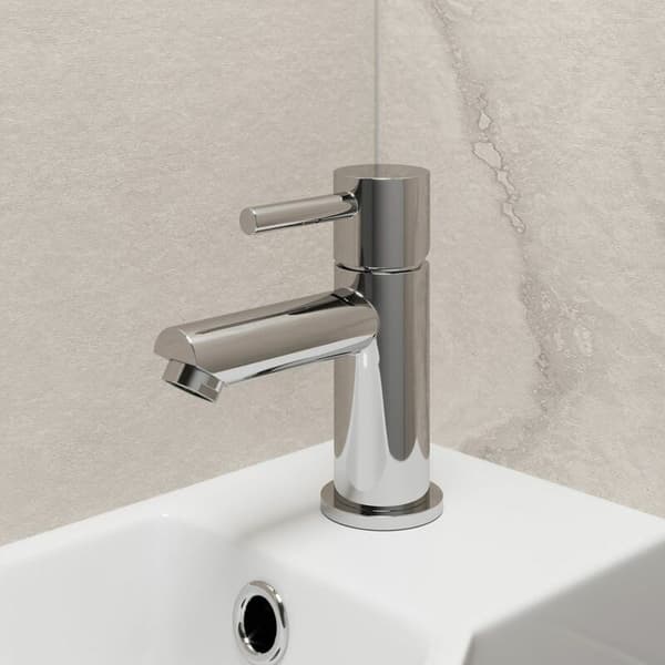 Moderne baderom Mini Mono Servantbatteri Krom Avløp Copper 1/2" (15x21)