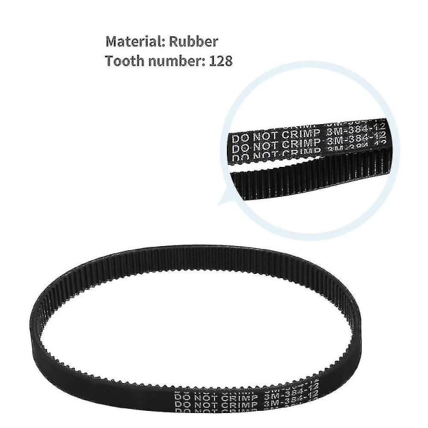 3 stk 3m-384-12 drivrem til elcykel E-cykel scooter Motorcykel Wuqx