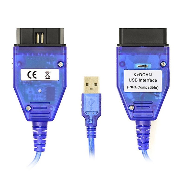 K+ CAN Ft232rl-siru kytkimellä skannerille K Dcan USB kaapelille Obd Obd2 -diagnostiikkaliitäntä blue