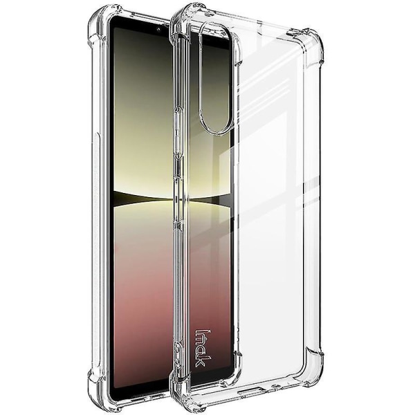 Imak til Sony Xperia 10 V Soft Slim Fit Tpu telefontaske Airbag Stødsikkert cover Transparent
