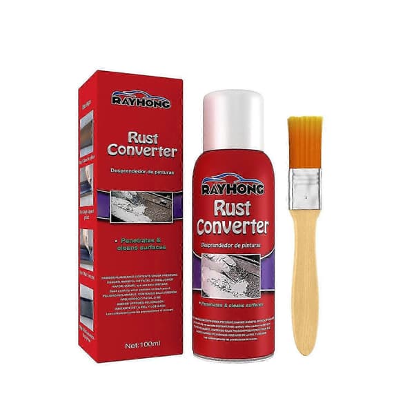 1-6 STK RAYHONG Rustfjerner til metal 100 ml Rusthæmmende maling med børste Hurtig rustforebyggelse