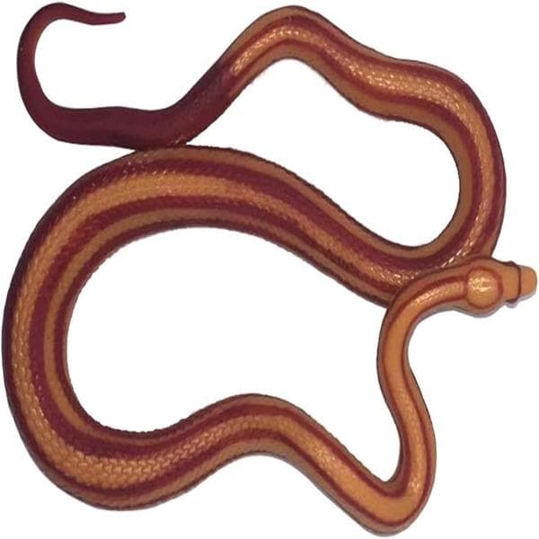 1 st Realistisk gummisnangleksak trädgårdstillbehör