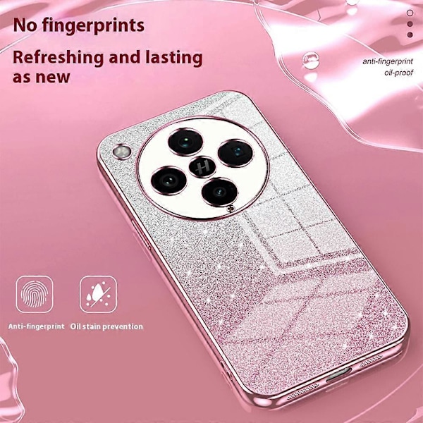 Skal för Oppo Find X8 Pro 5G Elektropläterad Gradient Glitter TPU Mobilskal Multicolor Style G