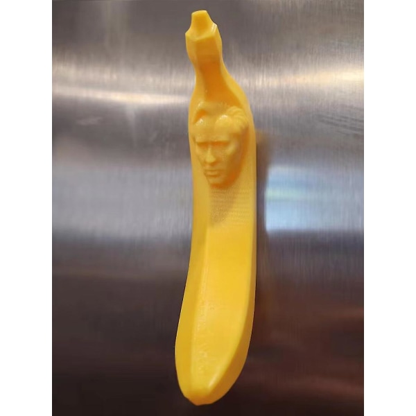 Picolas Cage - Nicolas Cage Pickle Køleskabsmagnet Køleskabsmagnet Ornament Orange