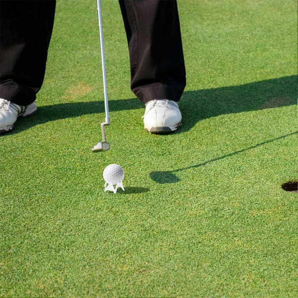 Golf Tees i Plastik til Hjemme Golf Simulator, Udendørs Indendørs Golf Tees Simulator Træningsmåtte Tees White