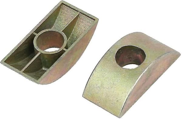 10 st 8 mm Håldiameter Bronsfärgade Möbelkopplingsmuttrar Halvmånemuttrar Brickor För Sammanfogning av Möbler.