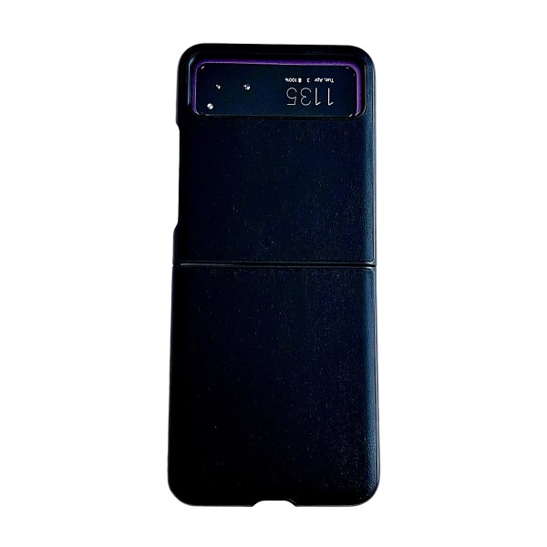 Phone case i lädertextur till Motorola Razr 40 Black