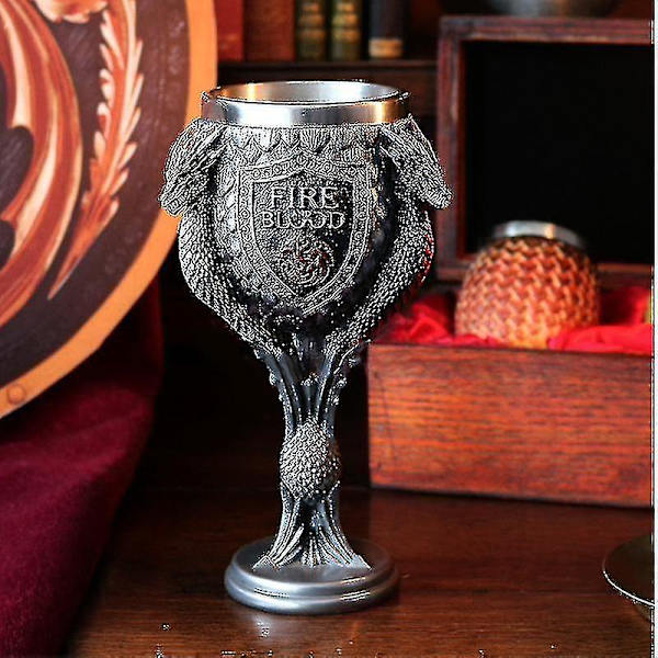 Game Of Thrones Creative Goblet Cup Möbler Tillbehör Vin Glashus Stark Of Winterfell-a