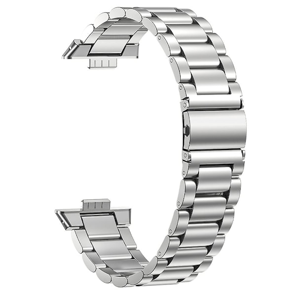 Armband i rostfritt stål för Huawei Watch Fit 3 - Ersättningsarmband Silver Huawei Watch Fit 3